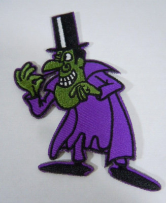SNIDLEY WHIPLASH Embroidered Iron-On Patch - 4'' - Rocky & Bullwinkle- Pat Ward