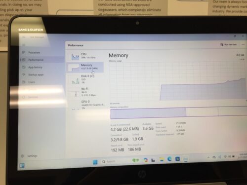 HP EliteBook 840 G4 14'' 256GB SSD Core i5 7th Gen. 2.50GHz 8GB WIN PRO 11 - Picture 18 of 19
