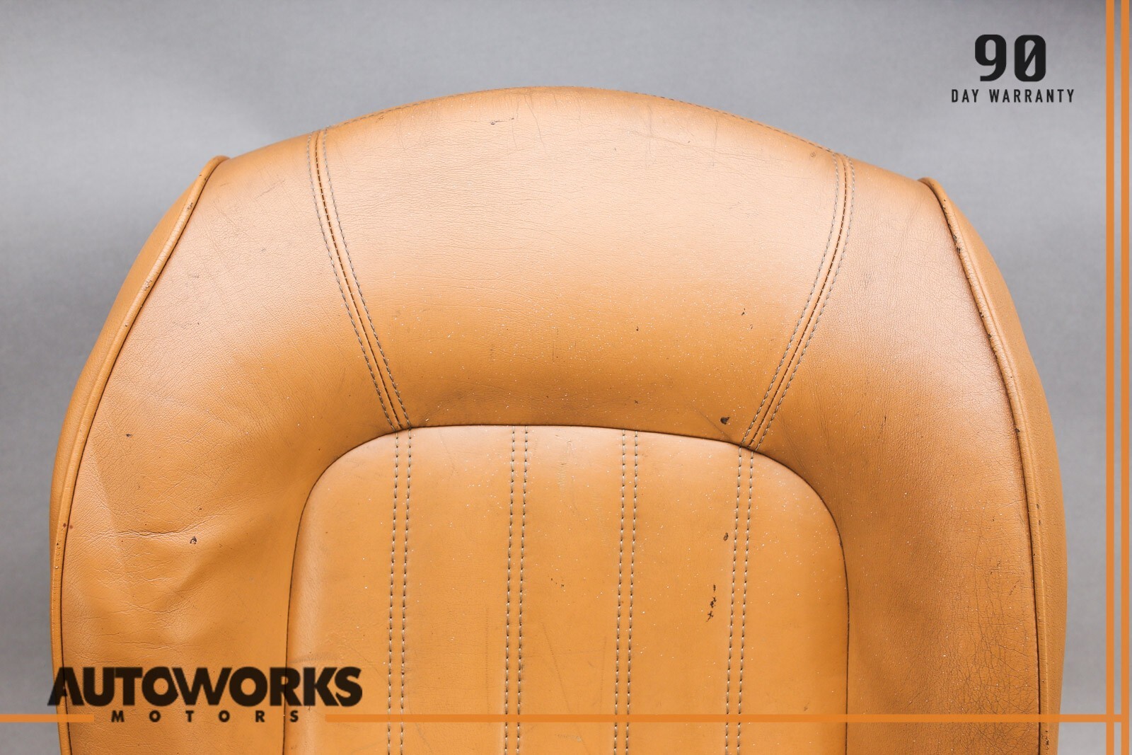 03-08 Maserati Quattroporte M139 Front Right Side Lower Seat Cushion Beige OEM