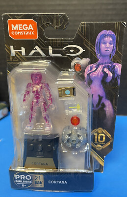 Mega Construx Halo Series 10 Pro Builders Cortana GFT39 Black Series Anniversary