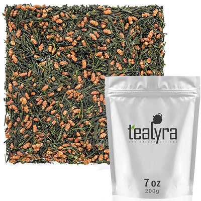 - Imperial Gyokuro Genmaicha - Japanese Loose Leaf Tea - Gen Mai Cha Green Tea w