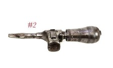 Old Ratchet Brace Attachment Backus Patent Patented Drill Woodworking Tool