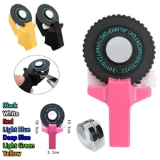 Manual 3D Embossing Label Maker Typewriter Label Printer DIY Machine 7 Colors