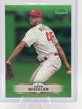 2025 Stadium Club Zack Wheeler Green Foil Parallel #’d/199 Phillies ⭐️