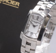 [Ecc+5 in scatola] Orologio da donna Baume & Mercier Hampton 65511 quadrante argento 21 mm Qz 