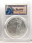 2022 American Silver Eagle Burnished NGC MS 70 Signed Len Buckley First Day