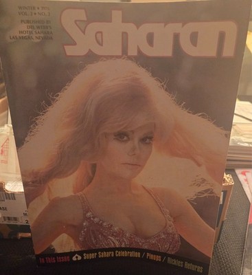 Charo COVER Saharan Magazine Winter 1976 Sahara Hotel Las Vegas RARE!