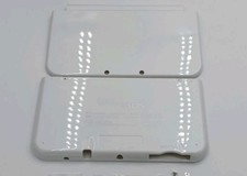 New Nintendo 3ds Xl LL White Replacement Shells Front/Rear  Rubbers  Screws