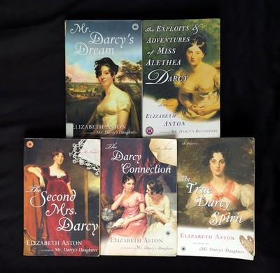 Lot Of 5 Elizabeth Aston Books Darcy 2-6 Connection Dream Spirit Exploit Alethea