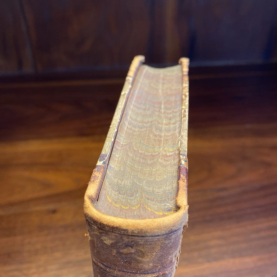 Washington Irving Tales Of A Traveller Life Of Oliver Goldsmith HC Marbled Foto 2 de 4