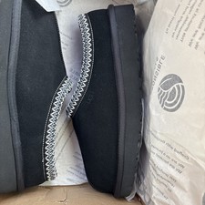 UG Tasman II Black Classic Wool Slipper Suede Flats Women's shoes with the box