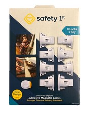 Safety 1st Adhesive Magnetic Locks 8 Locks 1 Key