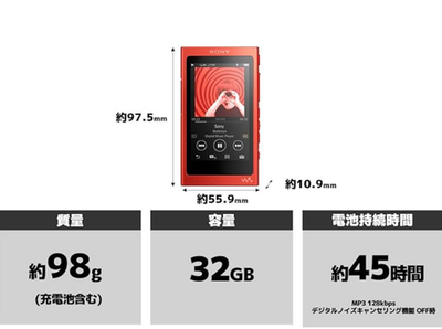 ony Walkman A Series 32GB NW-A36HN – Bluetooth / microSD / Hi-Res