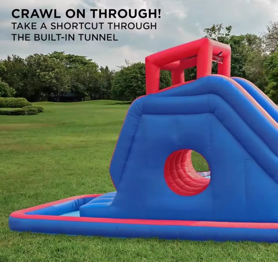 Deluxe Inflatable Water Slide Park – Heavy-Duty Nylon Bounce House - Image 4 of 4