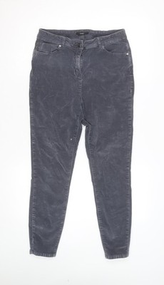 George Damen grau Cord Skinny Jeans Größe 14 Mid Rise