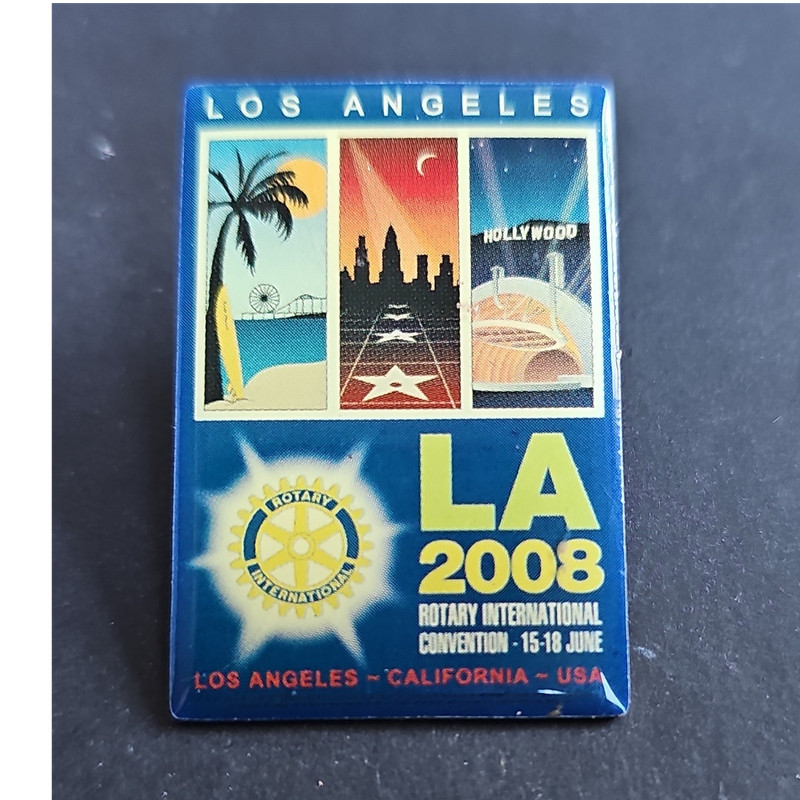 Rotary International 2008 Convention Los Angeles California USA Lapel Pin