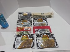 Zoom Bait Co., Reaction Innovations, Bass Assassin, BCB Swimbaits - Lot Of 8