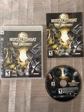Mortal Kombat vs DC Universe PS3 CIB Complete Manual Batman Midway