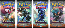 2017 Pokemon Card Game (TCG) - Sun & Moon Burning Shadows - Empty Booster Packs