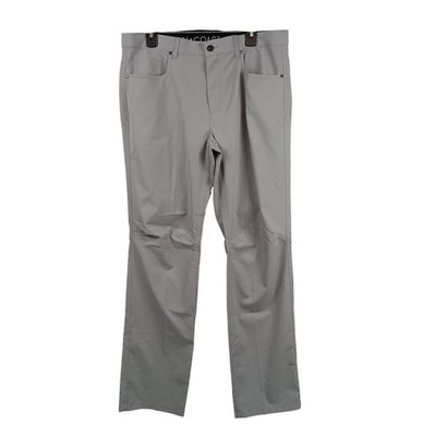 Ocean Coast Mens Gray Polyester Casual Dress Pants Size 34x32