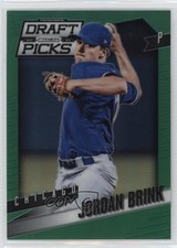 2014 Panini Prizm Perennial Draft Picks Green Prizm 8/35 Jordan Brink #69 14o6