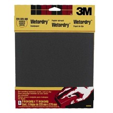 7010315806 - 3M Wetordry Sandpaper 9088DC-NA 9 in x 11 in Assorted grit 5 sht pk