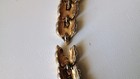 Vintage Nina Ricci Signed Gold Silver Tone 18" Link Choker Necklace needs repair — photo 6