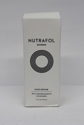 Nutrafol Women Hair Serum with Ashwagandha Exosomes Formulation 1 Fl Oz Box 