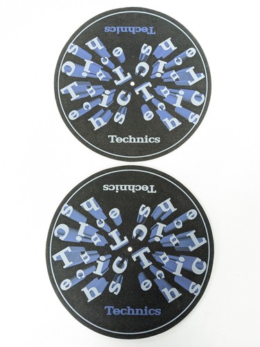 Lot 2 Technics Slipmat SL-1200 Series DJ Turntables RP-WA1200E-K