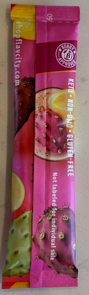 Mezcla de bebidas esenciales de limonada de pera espinosa FlavCity 10 paquetes de 0,43 oz cada uno Foto 3 de 3