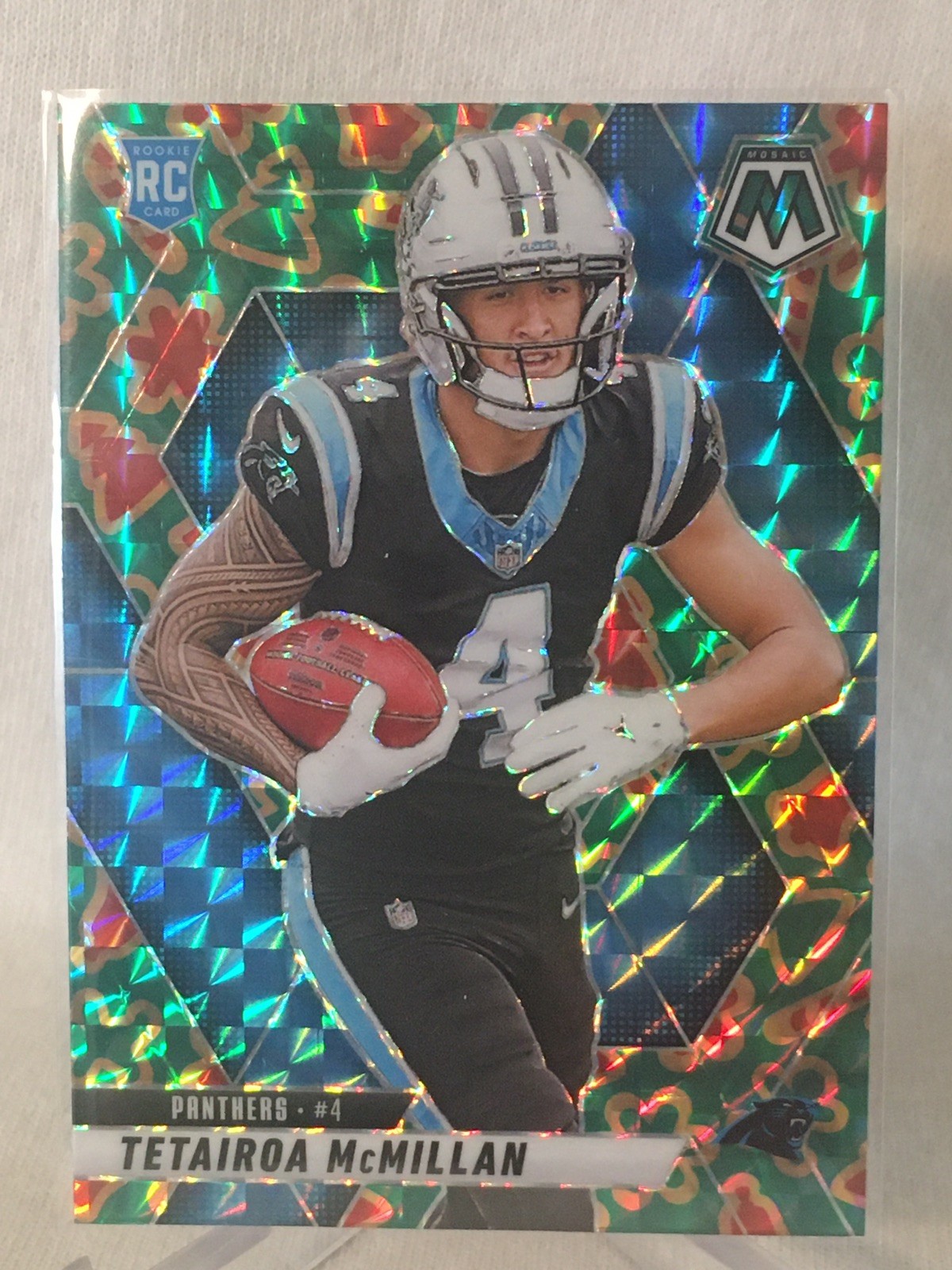2025 Panini Mosaic - Tetairoa McMillan Cookies Prizm CASE HIT SSP Rookie RC #309