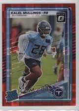 2025 Donruss Rated Rookie Optic Preview Red Pandora Prizm Kalel Mullings 2l4