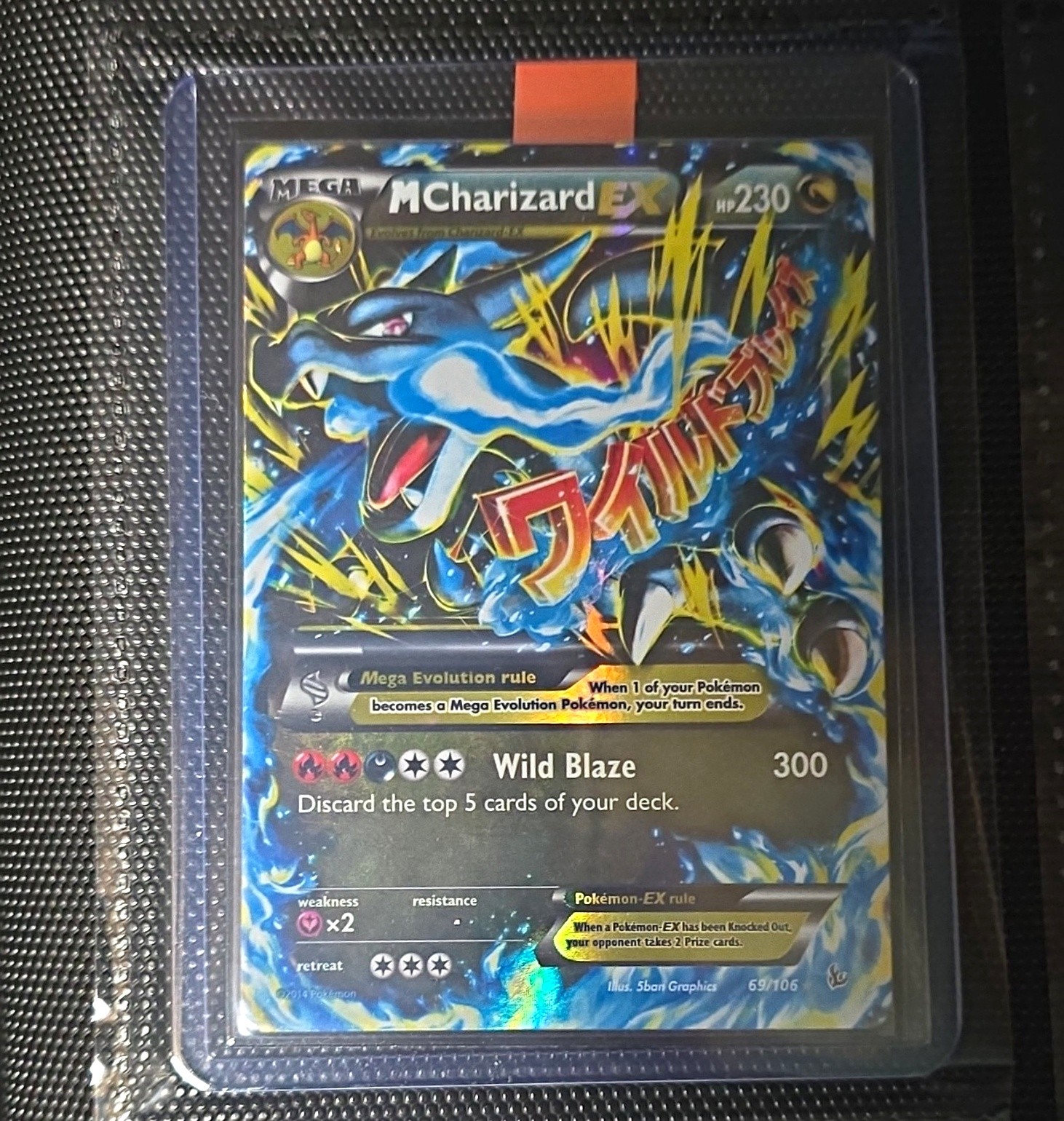 M Charizard EX (X) 69/106 Flashfire Holo