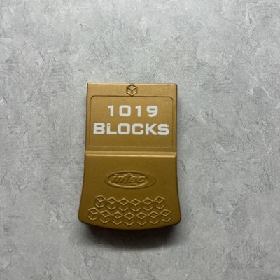 Intec 1019 Blocks 64MB WHITE Memory Card for Nintendo Gamecube Console System