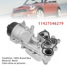 Engine Oil Cooler Oil Filter Assembly For Mini Cooper R55 R56 R57 2007-2011