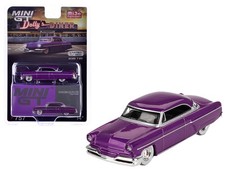 Mini GT MGT00757 1/64 1954 Lincoln Capri Hot Rod Purple Metallic