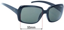 SFx Replacement Sunglass Lenses fits Von Zipper Tribeca - 55mm Wide