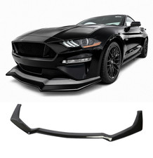 For 2018-2023 Ford Mustang Gt Ecoboost Black Front Lip Splitter Spoiler Body Kit For 2018-2023 Ford Mustang Gt Ecoboost Black Front Lip Splitter Spoiler Body Kit