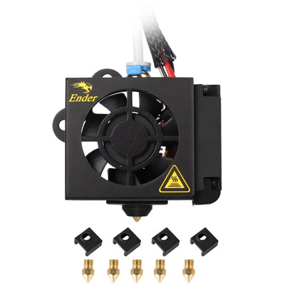 Creality Ender 5 plus Full Hotend Kit, Original Extruder Mk8Hotend Kit Mit Alumi