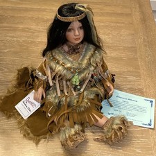 Doll Makawe Vtg Duck House Heirloom Original Box #0064/5000 Native American