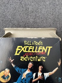 BILL & TED&rsquo;S EXCELLENT ADVENTURE Video Game (Nintendo NES) Tested Game And Box