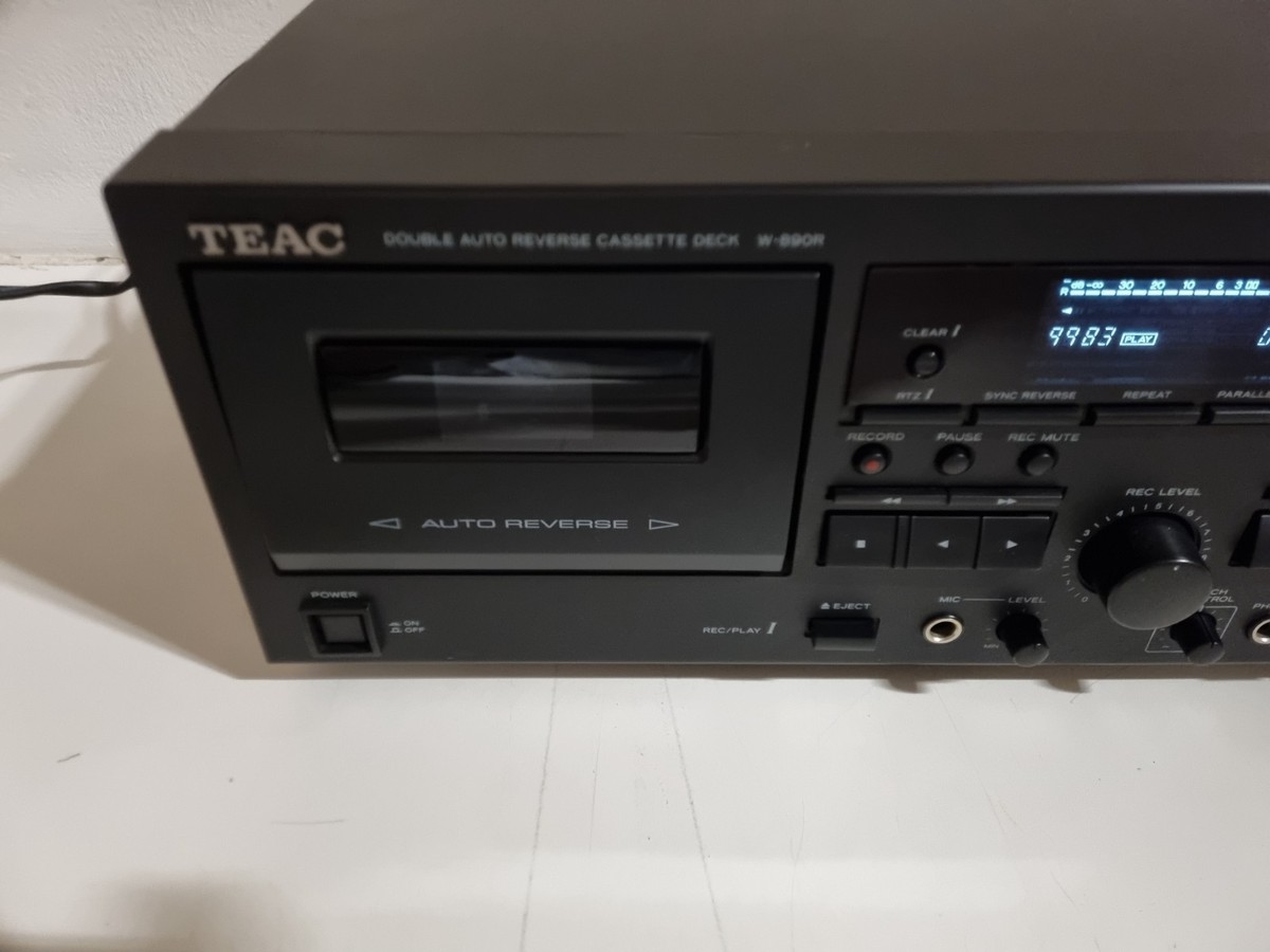 TEAC W-890R Double Auto Reverse Cassette Deck - Very nice