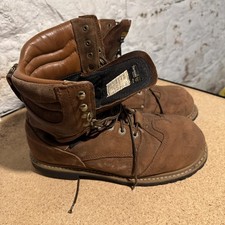 Trashed Used Worn Carolina Composite Toe Met Guard Work Boots Size 13 E