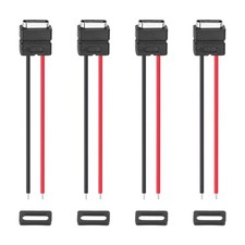 4Pcs Type-C Female USB-C Plug to 2 Pin Bare Wire Connector
