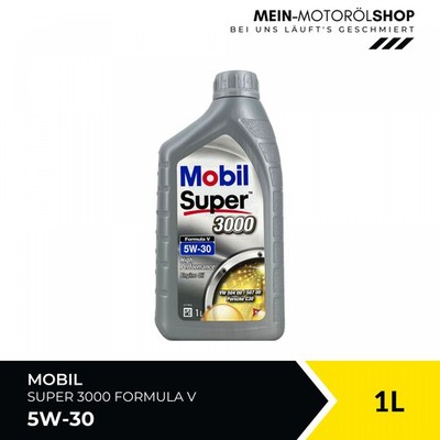 Mobil Super 3000 Formula V 5W-30 1 Liter prod. Anfang 2022 VW 507 00 MB Motoröl