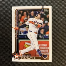 2025 TOPPS UPDATE SERIES Victor Caratini #US149 Houston Astros Baseball Card