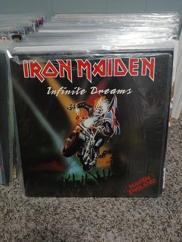 Iron maiden 1988 pressSTILL SEALED Infinite dreams 12" vinyl,dio,sabbath,priest,