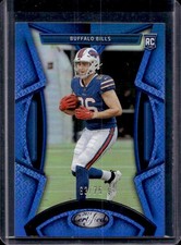 2023 Panini Certified Dalton Kincaid RC Blue Mirror Rookie #/75 Bills