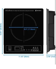 Xkitchen Portable Induction Cooktop, 1800W Induction Burner with 9 Power levels