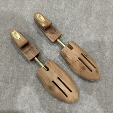 Allen Edmonds Men's Size XL Cedar Wood Shoe Trees With Spring Gold Label DENT